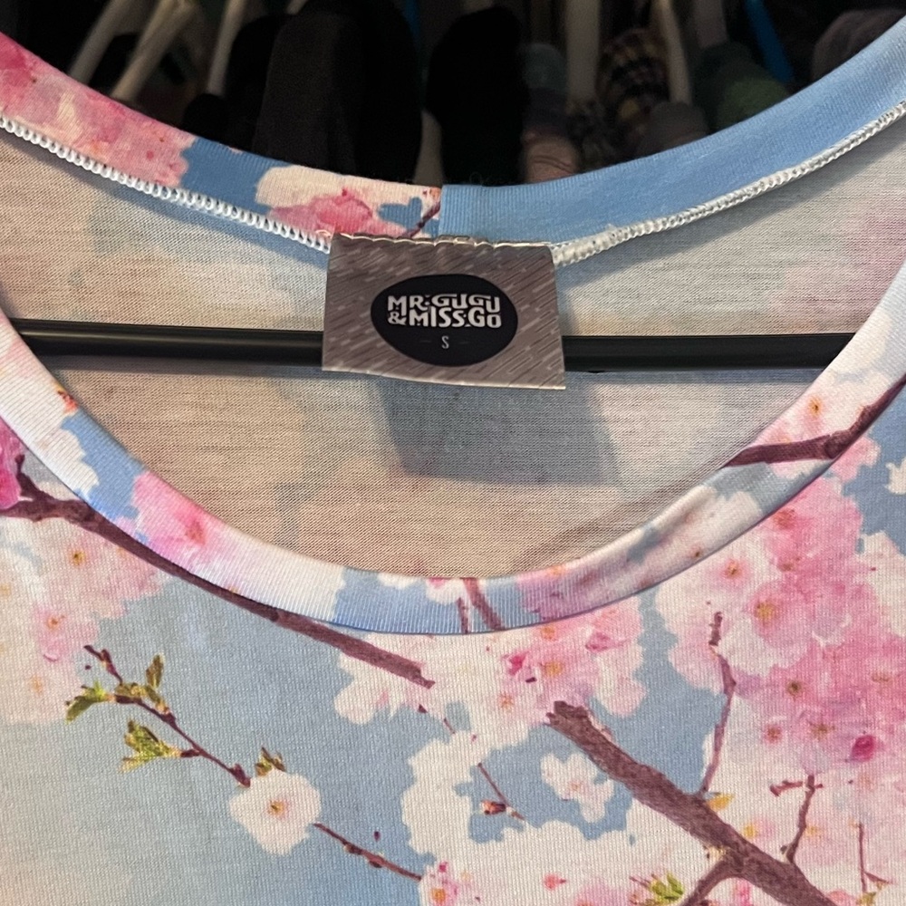 Mr.Gugu&MissGo Cherry Blossom Teeshirt Dress - Picture 3 of 4